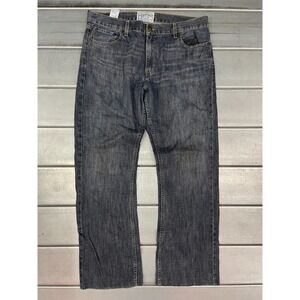Signature‎ Levi Strauss Low Boot Jeans Mens 36x31 Dark Wash Denim 100% Cotton